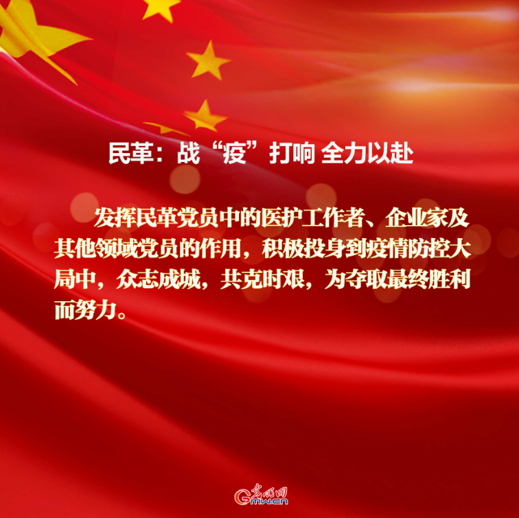 疫情之下,看民主党派如何画好“同心圆” 疫情之下,看民主党派如何画好“同心圆”